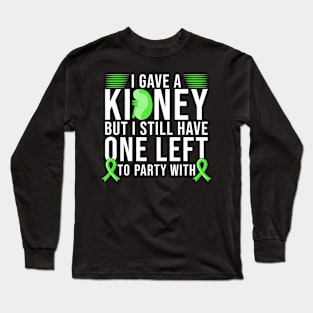 Funny Kidney Donor Long Sleeve T-Shirt